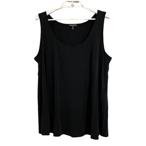 Eileen Fisher 100% Silk Black Tank Top